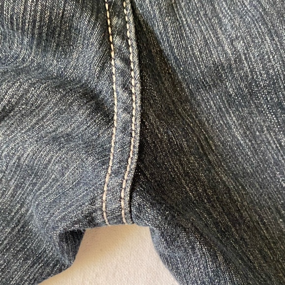 Roadrunner Women's Sz12x31 Dark Denim Straight Leg Stretch Jeans - Picture 13 of 16